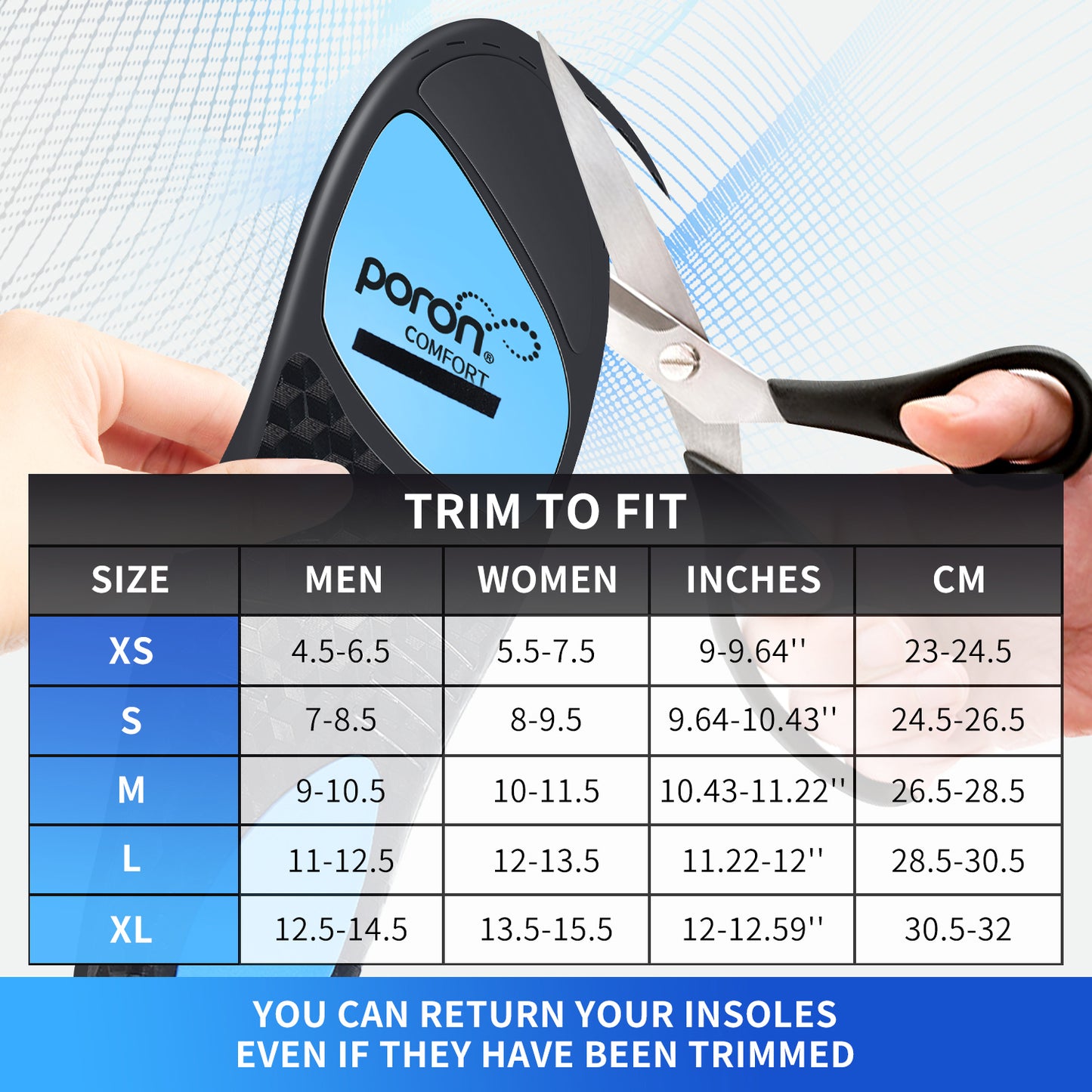 IYDoaMea 220+ lbs Plantar Fasciitis High Arch Support Insoles Men Women - Orthotic Shoe Inserts, Maximum Support And Cushion Poron Sole Insoles For Standing All Day Sweat-Absorbent Breathable Footwear Comfort Bedroom Tactical