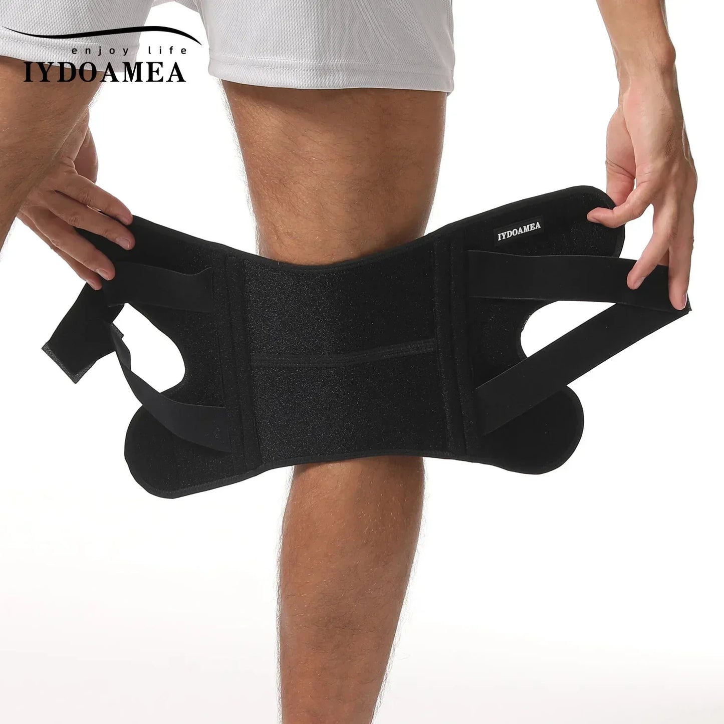 IYDOAMEA Adjustable Knee Brace for Running & Post-Surgery Recovery, ACL & Meniscus Support - IYDoaMea Sport