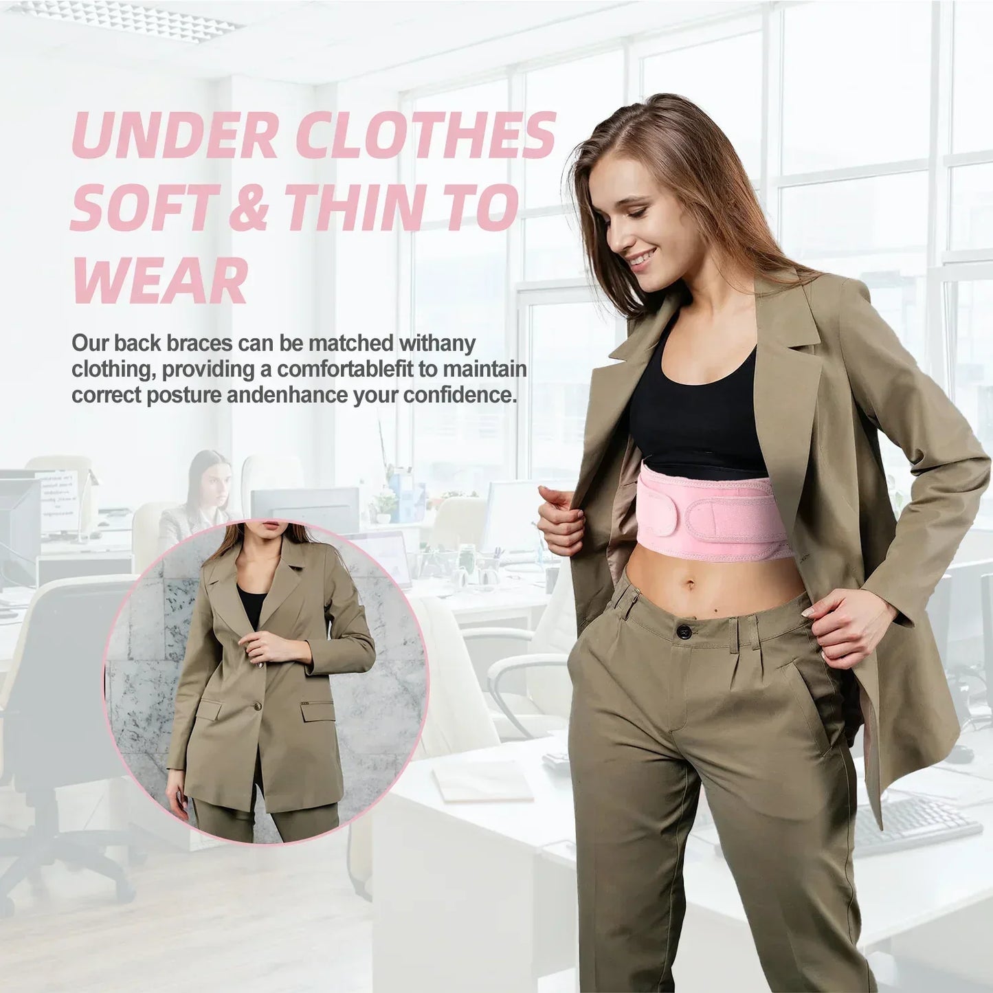 Posture Corrector For Women Back Brace For Lumbar Support And Upright - IYDoaMea Sport