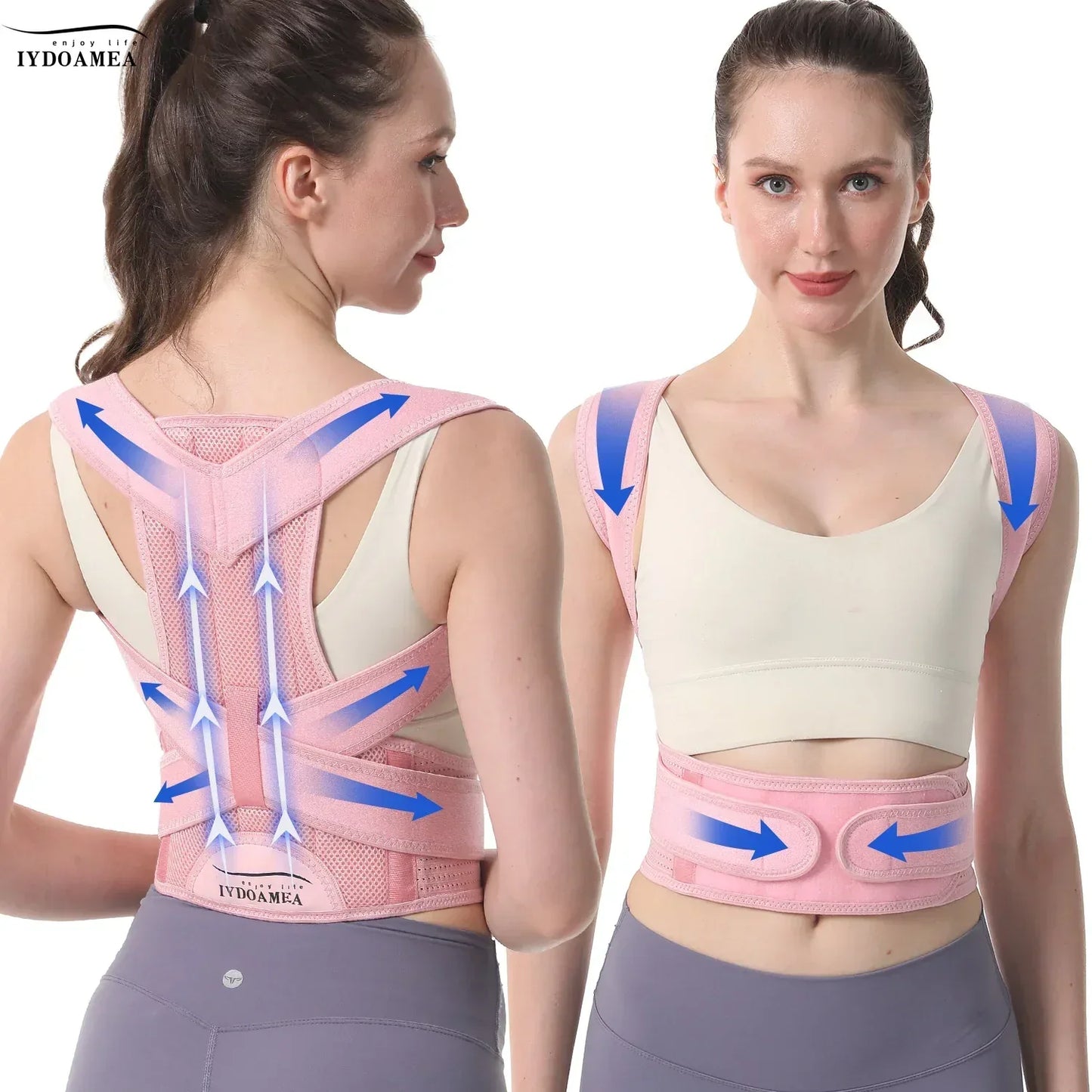 Posture Corrector For Women Back Brace For Lumbar Support And Upright - IYDoaMea Sport