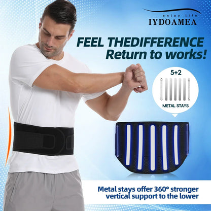 Back Brace for Lower Back Support and Everyday Comfort - IYDoaMea