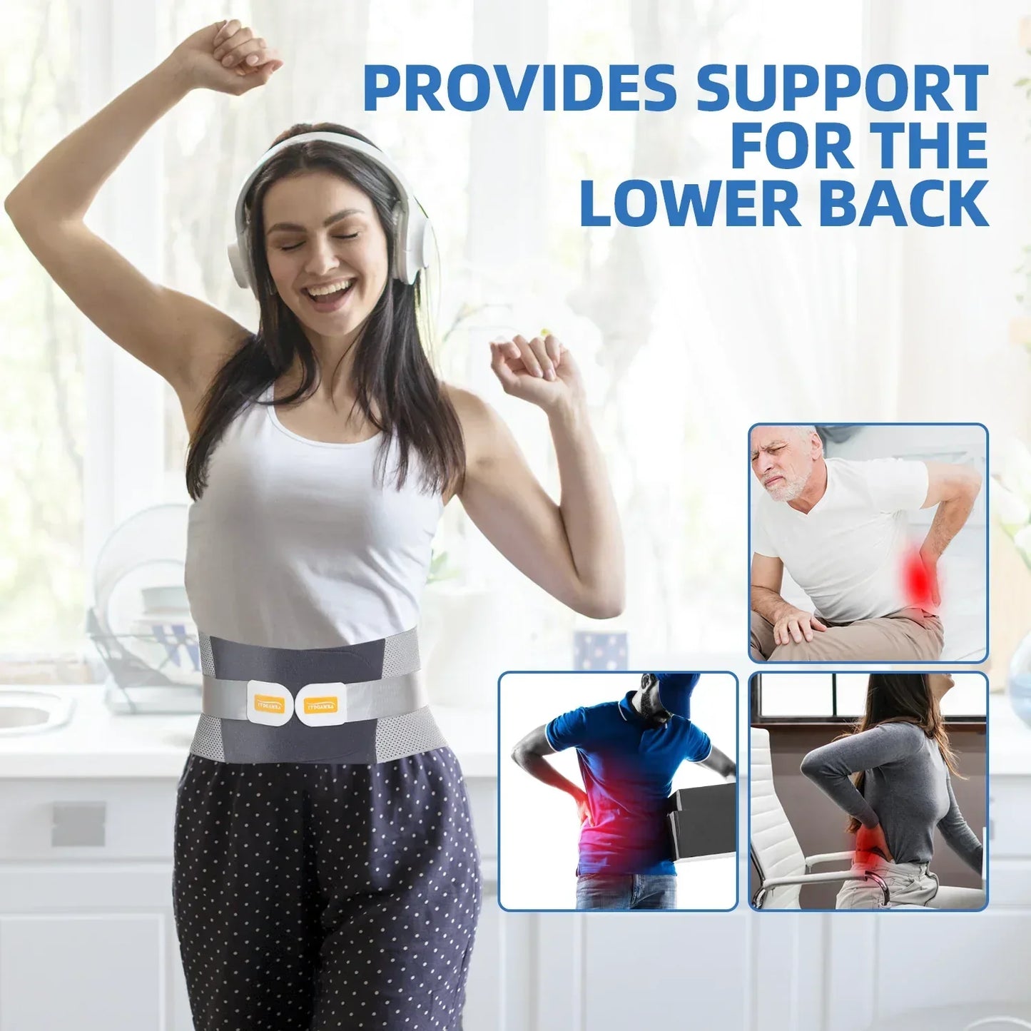 Lumbar Support Belt for Everyday Back Comfort - IYDoaMea