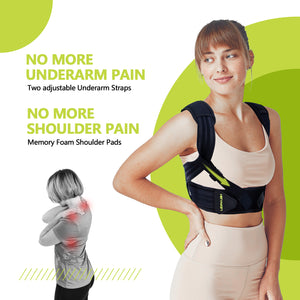 Posture Corrector for Kids & Teens – Adjustable Upper Back Posture Brace