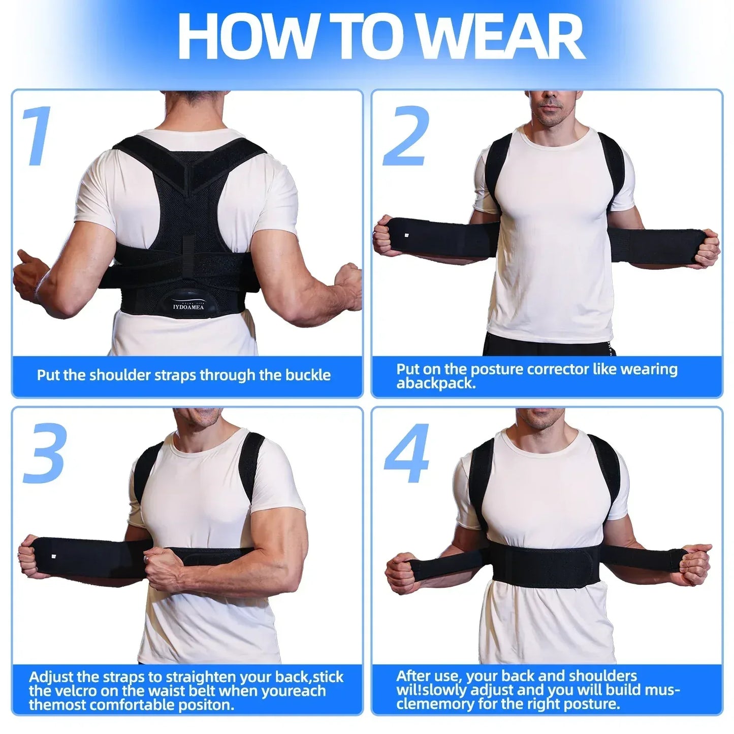 Women's Back & Posture Support - IYDoaMea