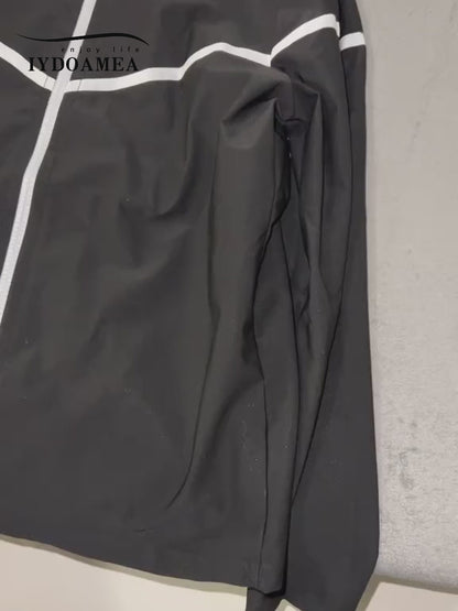 Long Sleeve Shirt with Zipper Sauna Suit Sweat Weight Loss