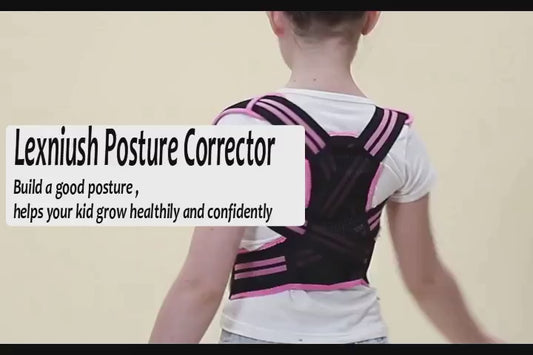 IYDOAMEA Professional Posture Corrector for Kids, Adjustable Upper Back Posture Brace for Teenagers Boys and Girls Under Clothes Spinal Support to Improves Slouch, Prevent Humpback, Relieve Back Pain