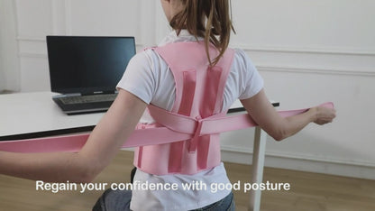 IYDOAMEA Posture Corrector for Women Men, Back Brace Straightener  for Scoliosis Hunchback, Adjustable Clavicle Shoulder Neck Support,  Lumbar Back Brace for Upper Back Pain Relief