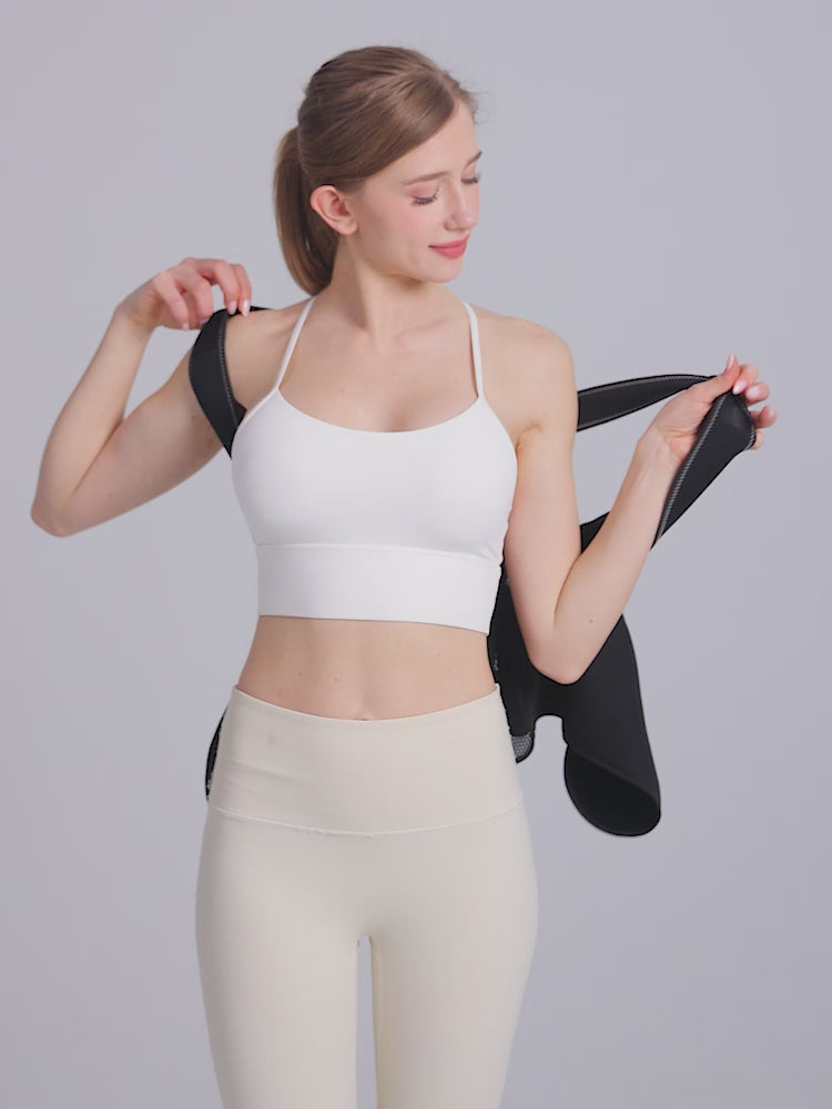 Full Back Posture Corrector – Adjustable Back Brace for Men & Women - How to Wear Video