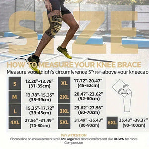 Copper Ions Fiber Compression Knee Sleeve for Women and Men - IYDoaMea Sport