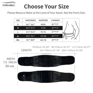 Lumbar Support Belt for Back Stability and All-Day Comfort - IYDoaMea
